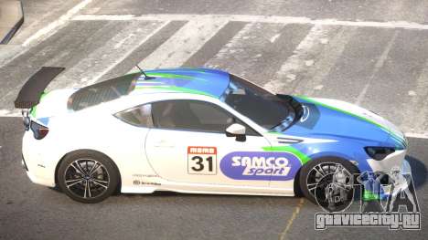 Subaru BRZ GT Sport PJ2 для GTA 4