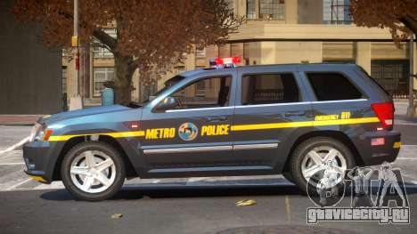 Jeep Grand Cherokee Police V1.1 для GTA 4