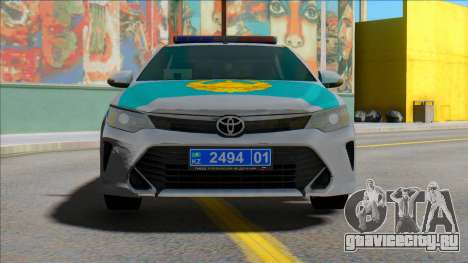 Toyota Camry 2015 Полиция Казахстана для GTA San Andreas