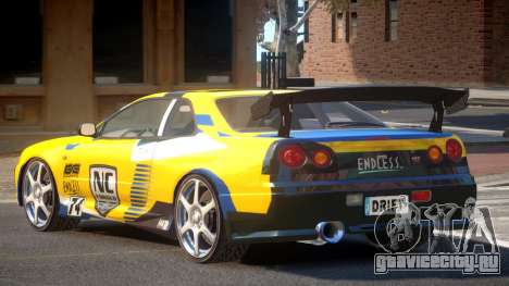 Nissan Skyline R34 BS PJ2 для GTA 4
