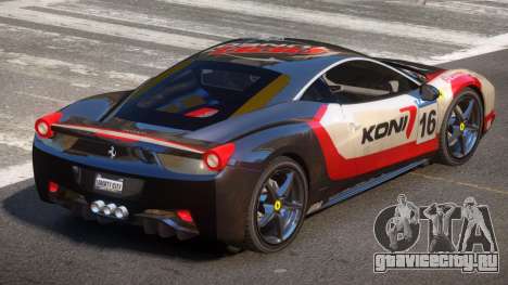 Ferrari 458 Italia GT PJ1 для GTA 4