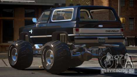 Chevrolet Blazer Custom для GTA 4
