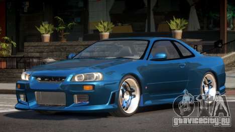 Nissan Skyline R34 PSI для GTA 4