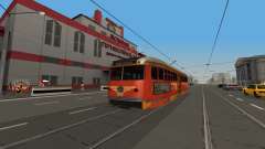 Трамвай PCC из игры LA Noire для GTA San Andreas