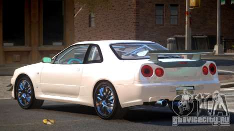 2003 Nissan Skyline R34 GT-R для GTA 4