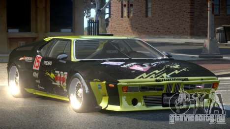 1979 BMW M1 PJ10 для GTA 4