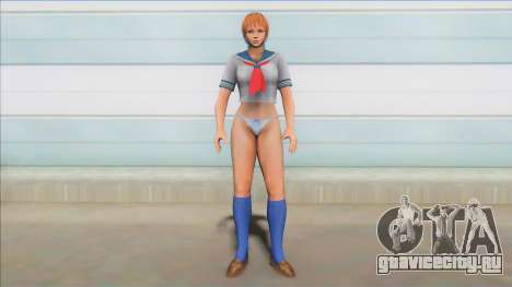 DOA Kasumi Summer School Uniform Suit V3 для GTA San Andreas