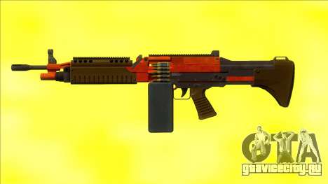 GTA V Combat MG Orange Big Mag для GTA San Andreas