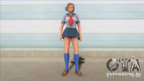 Tekken Azuka Kazama Summer School Uniform V1 для GTA San Andreas