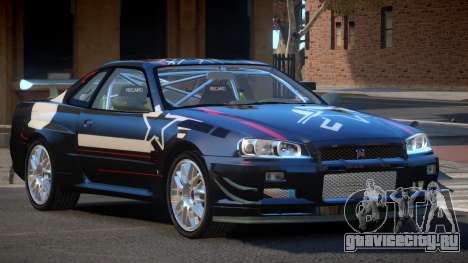 2003 Nissan Skyline R34 GT-R PJ1 для GTA 4