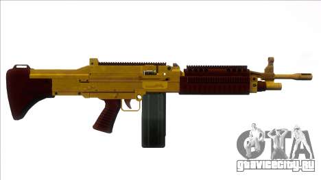 GTA V Combat MG Gold Big Mag для GTA San Andreas