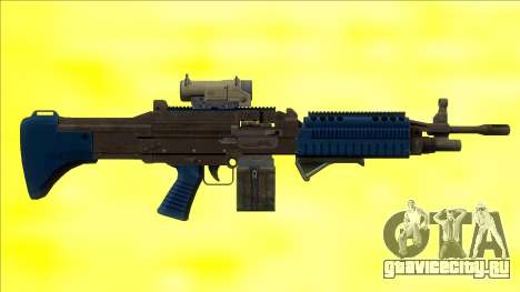 GTA V Combat MG LSPD All Attachments Small Mag для GTA San Andreas
