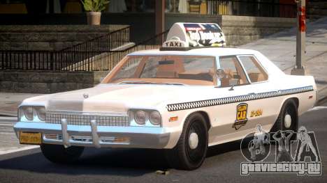 Dodge Monaco Taxi V1.2 для GTA 4