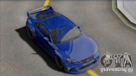 2014 Subaru BRZ Aimgain для GTA San Andreas