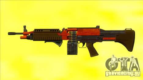 GTA V Combat MG Orange Grip Small Mag для GTA San Andreas