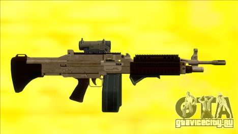 GTA V Combat MG Army All Attachments Big Mag для GTA San Andreas