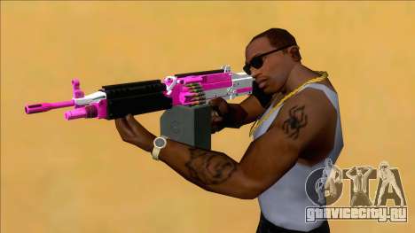 GTA V Combat MG Pink Big Mag для GTA San Andreas