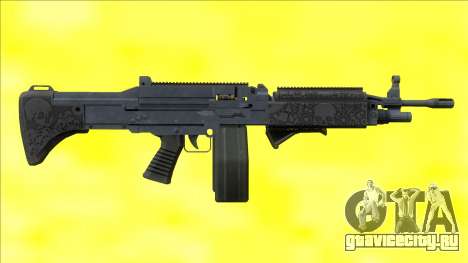 Combat MG Ettched Metal Grip Big Mag для GTA San Andreas