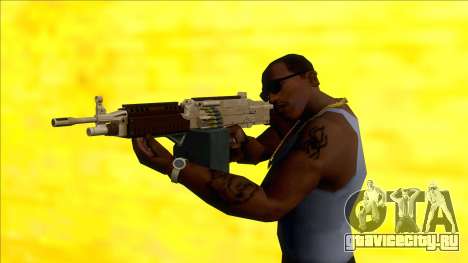 GTA V Combat MG Army Grip Big Mag для GTA San Andreas