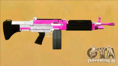 GTA V Combat MG Pink Big Mag для GTA San Andreas