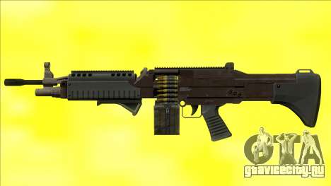 GTA V Combat MG Black Grip Small Mag для GTA San Andreas