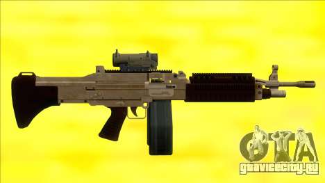 GTA V Combat MG Army Scope Big Mag для GTA San Andreas