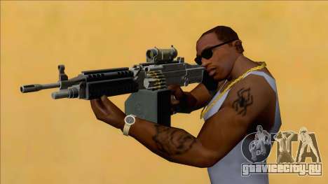 Combat MG Platinum Scope Big Mag для GTA San Andreas