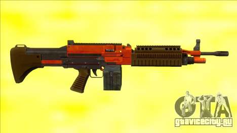 GTA V Combat MG Orange Small Mag для GTA San Andreas