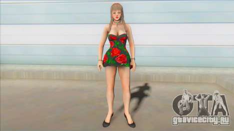 DOA Hitomi Fashion Petit Dress V1 для GTA San Andreas
