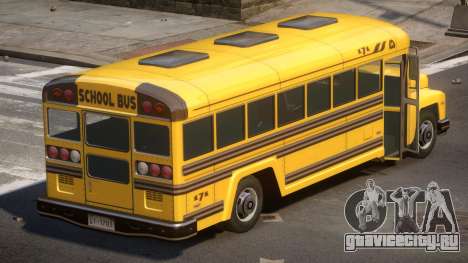 School Bus from FlatOut 2 для GTA 4