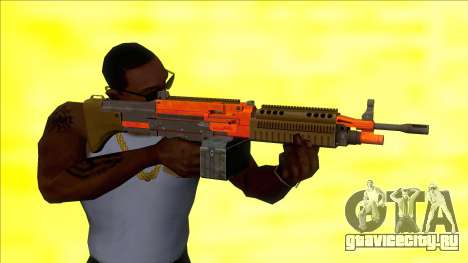 GTA V Combat MG Orange Small Mag для GTA San Andreas
