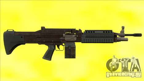 GTA V Combat MG Black Small Mag для GTA San Andreas