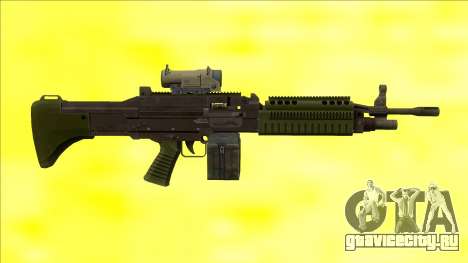 GTA V Combat MG Green Scope Small Mag для GTA San Andreas