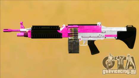 GTA V Combat MG Pink Small Mag для GTA San Andreas