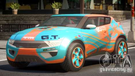 Lagoon Car from Trackmania 2 PJ8 для GTA 4