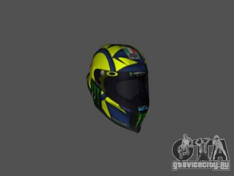 AGV PISTA GP-R Helmet Valentino Rossi 2019 для GTA San Andreas