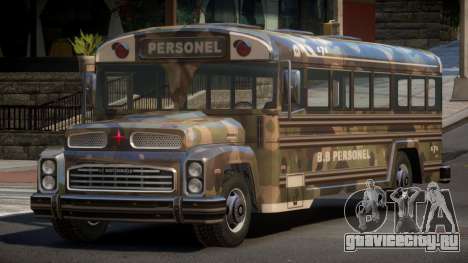 School Bus from FlatOut 2 PJ для GTA 4