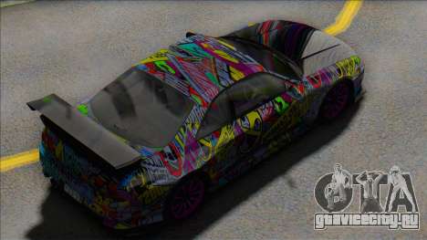 Nissan Skyline GTR Sticker Bomb для GTA San Andreas