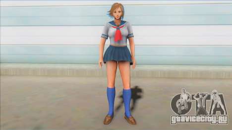 Tekken Azuka Kazama Summer School Uniform V2 для GTA San Andreas