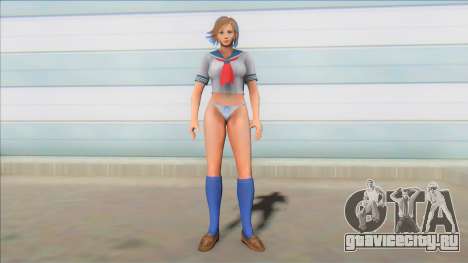 Tekken Azuka Kazama Summer School Uniform V3 для GTA San Andreas