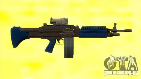 GTA V Combat MG LSPD Scope Big Mag для GTA San Andreas