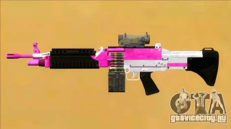 GTA V Combat MG Pink Scope Small Mag для GTA San Andreas