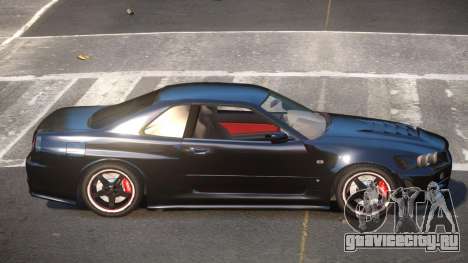 Nissan Skyline R34 GS для GTA 4