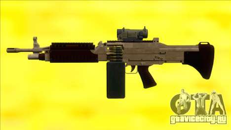 GTA V Combat MG Army Scope Big Mag для GTA San Andreas