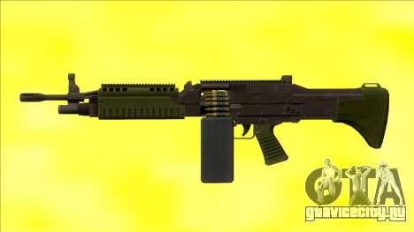 GTA V Combat MG Green Big Mag для GTA San Andreas