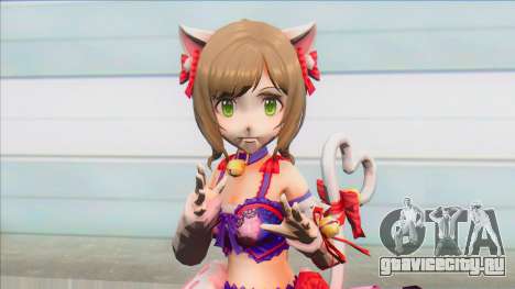 CGSS Miku Maekawa Cat Party Skin для GTA San Andreas