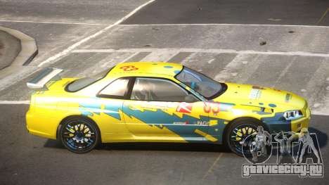 2003 Nissan Skyline R34 GT-R PJ5 для GTA 4