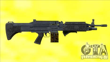 Combat MG Etched Metal Grip Small Mag для GTA San Andreas