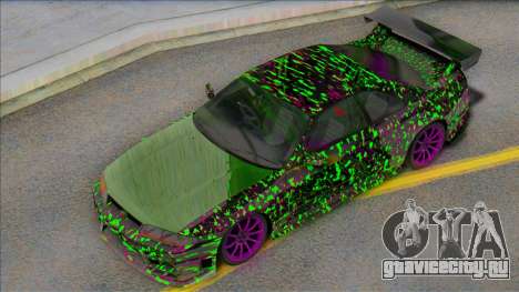 Nissan Skyline GTR Sticker Bomb для GTA San Andreas