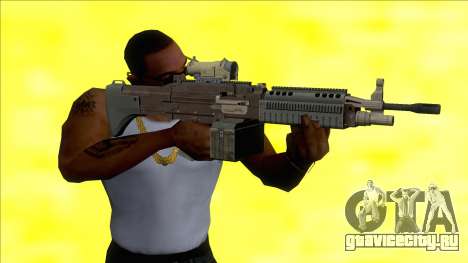 GTA V Combat MG Black Scope Small Mag для GTA San Andreas